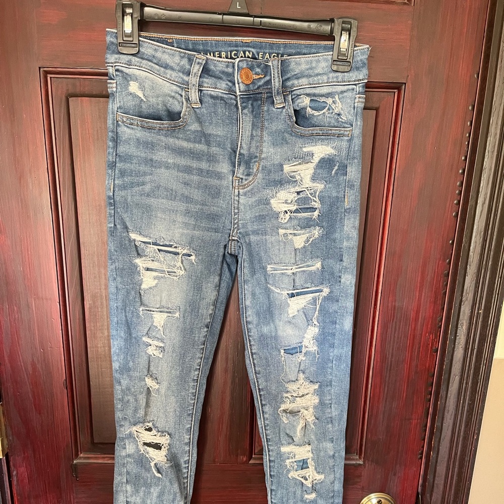 American eagle hi-rise next level stretch jegging jeans